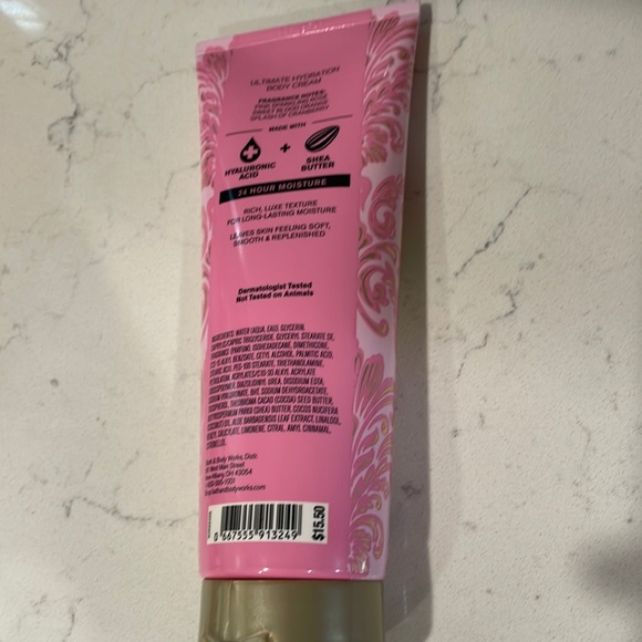 Bath & Body Works Bubbly Rosé Champagne Mist Spray Body Cream Shower Gel Spa Set - Picture 8 of 9